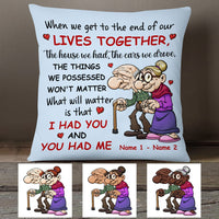 Personalized Old Couple Love Pillow NB232 24O53 thumb 1