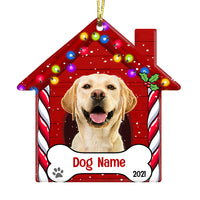 Personalized Dog Christmas Photo House Ornament NB196 87O53 thumb 1