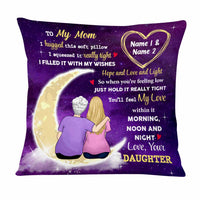 Personalized Mom To The Moon And Back Pillow NB231 26O47 thumb 1