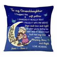 Personalized Mom Grandma Granddaughter Grandson Pillow NB241 30O58 thumb 1