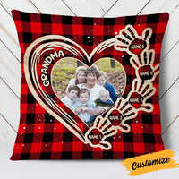 Personalized Mom Grandma Pillow NB222 26O34 thumb 1