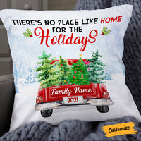 Personalized Home For Christmas Family Pillow NB222 23O53 thumb 1