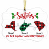 Personalized Friends Long Distance Heartstring Christmas Benelux Ornament NB202 95O47 1