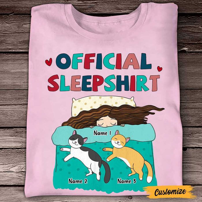Personalized Cat Sleepshirt T Shirt NB233 30O47 1
