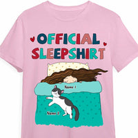 Personalized Cat Sleepshirt T Shirt NB233 30O47 thumb 1
