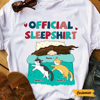 Personalized Cat Sleepshirt T Shirt NB233 30O47 thumb 1