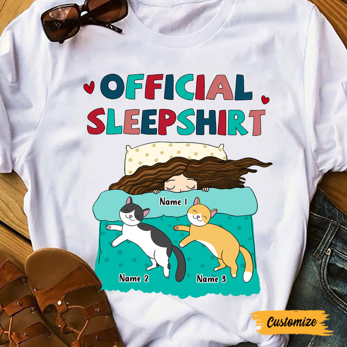 Personalized Cat Sleepshirt T Shirt NB233 30O47 1