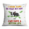 Personalized Dog Mom Dad Pillow NB224 87O66 thumb 1