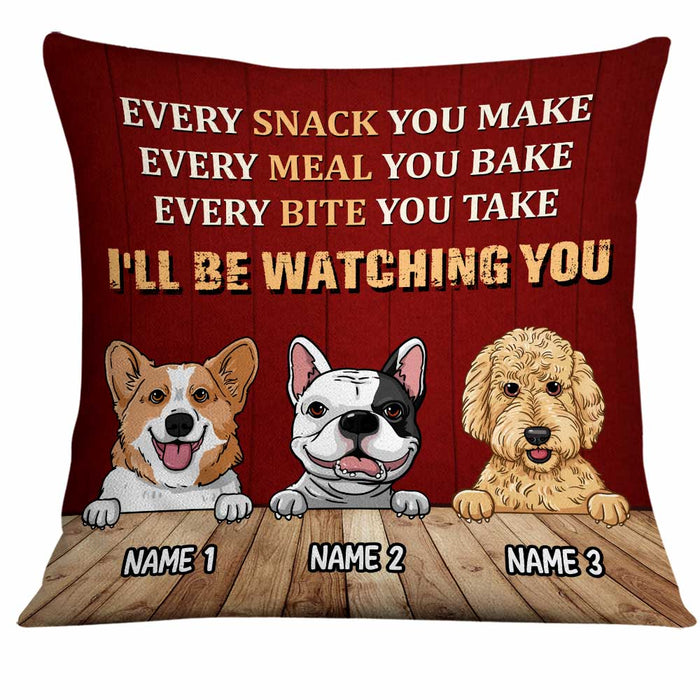 Personalized Dog Watching Pillow NB221 81O34 1