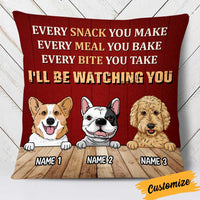 Personalized Dog Watching Pillow NB221 81O34 thumb 1