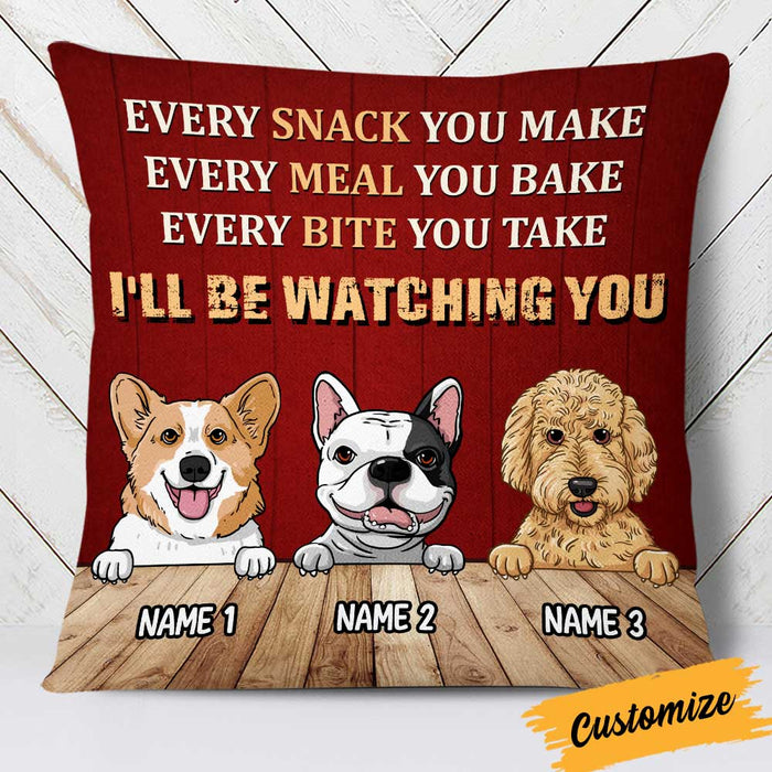 Personalized Dog Watching Pillow NB221 81O34 1