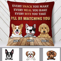 Personalized Dog Watching Pillow NB221 81O34 thumb 1