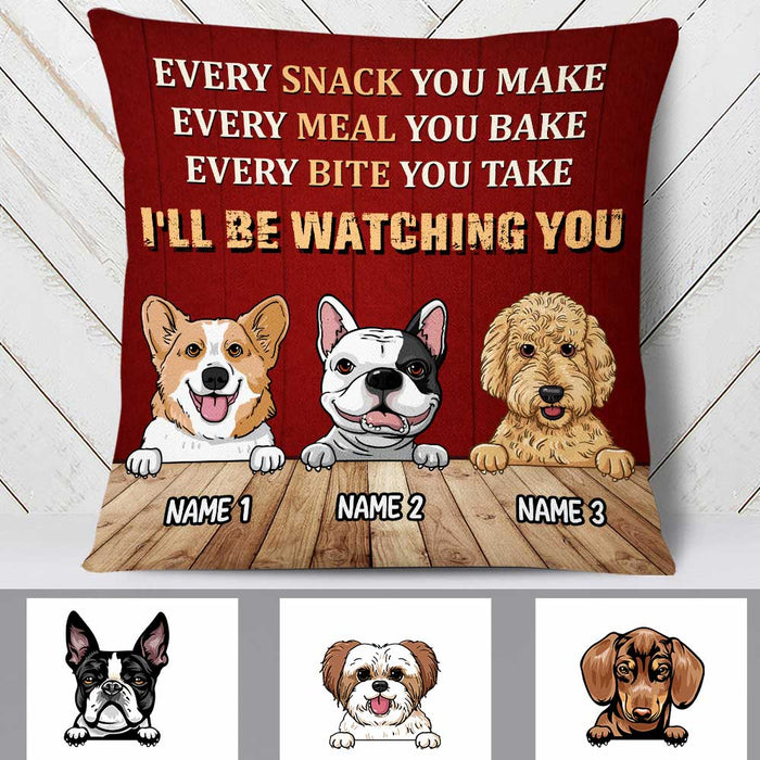 Personalized Dog Watching Pillow NB221 81O34 1