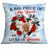 Personalized Memo A Big Piece Of My Heart Heaven Photo Pillow NB231 85O34 1