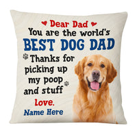 Personalized Dog Mom Dad Pillow NB224 95O53 thumb 1