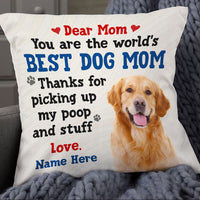Personalized Dog Mom Dad Pillow NB224 95O53 thumb 1