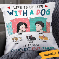 Personalized Dog Sleep Pillow NB225 87O66 thumb 1