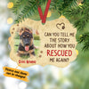 Personalized Dog Cat Rescue MDF Benelux Ornament NB112 81O34 1