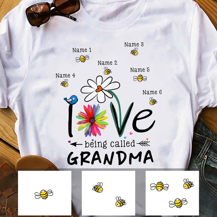 Personalized Grandma Mom Love T Shirt AP62 26O57 1