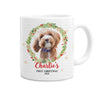 Personalized Dog Christmas Wreath Mug OB273 81O57 1