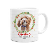 Personalized Dog Christmas Wreath Mug OB273 81O57 thumb 1
