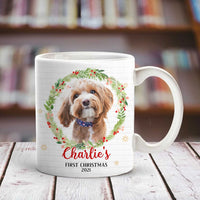 Personalized Dog Christmas Wreath Mug OB273 81O57 thumb 1