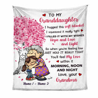 Personalized To My Granddaughter Blanket NB53 30O58 thumb 1
