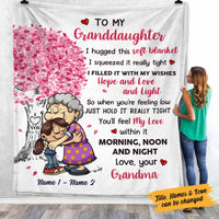 Personalized To My Granddaughter Blanket NB53 30O58 thumb 1