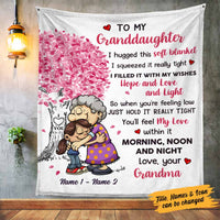 Personalized To My Granddaughter Blanket NB53 30O58 thumb 1