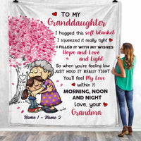 Personalized To My Granddaughter Blanket NB53 30O58 thumb 1