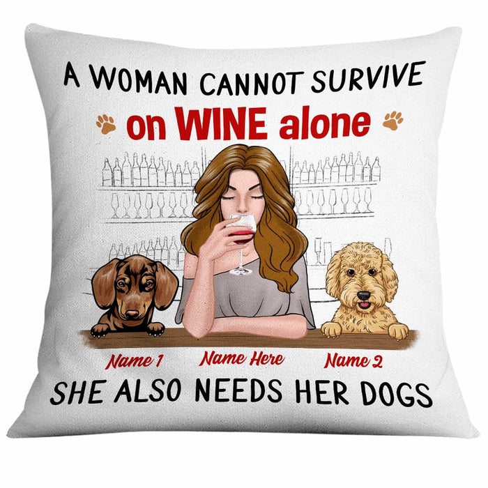 Personalized Dog Mom Pillow NB243 87O34 1