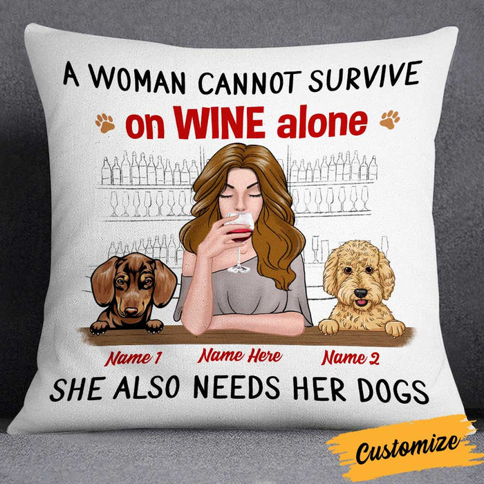 Personalized Dog Mom Pillow NB243 87O34 1