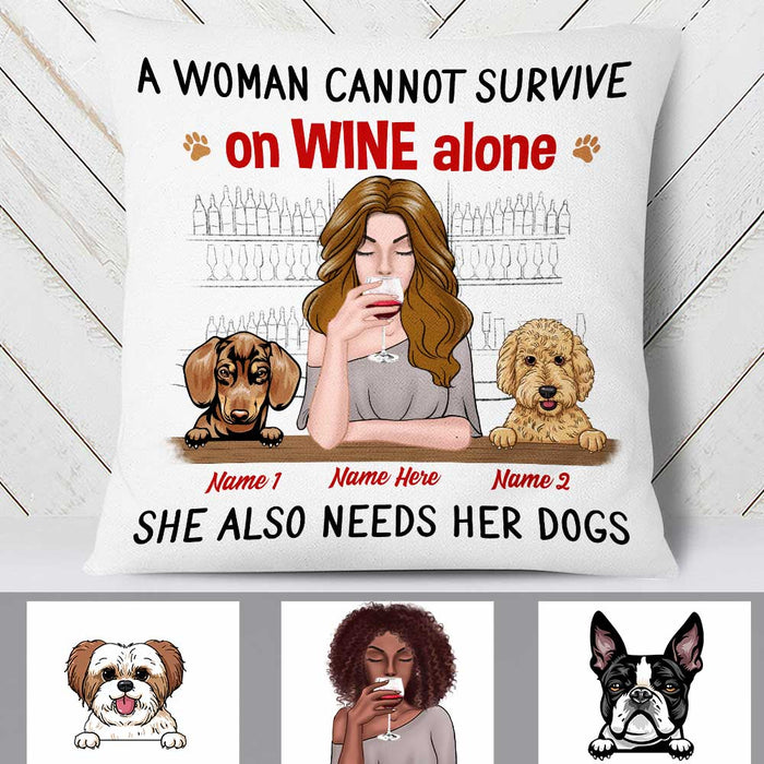 Personalized Dog Mom Pillow NB243 87O34 1