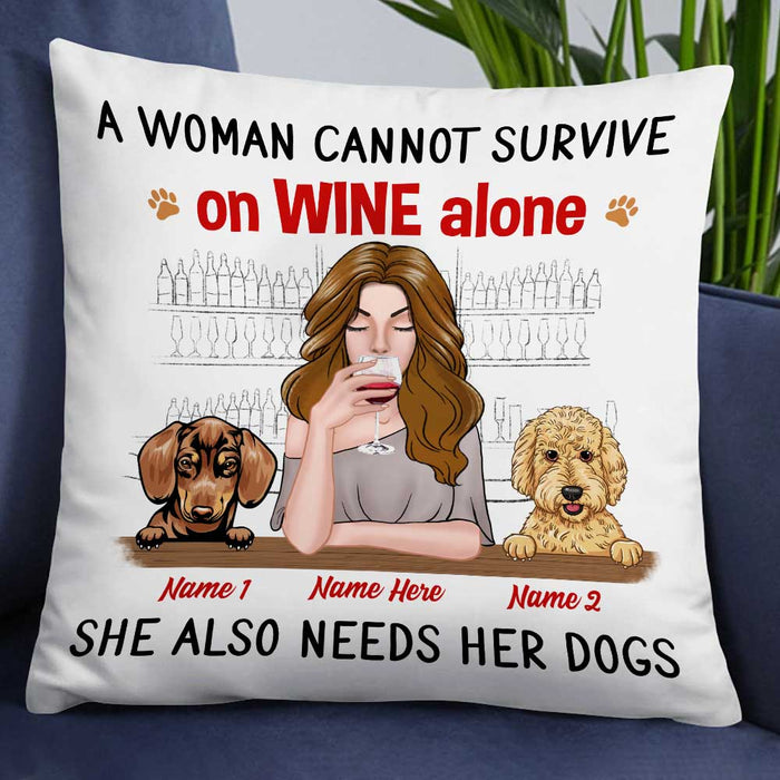 Personalized Dog Mom Pillow NB243 87O34 1