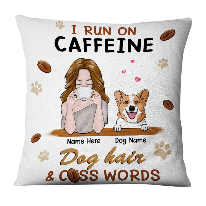Personalized Dog Mom Coffee Pillow NB245 87O36 1