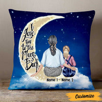 Personalized Mom Grandma Granddaughter Grandson Pillow NB246 30O47 thumb 1