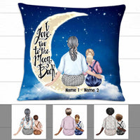 Personalized Mom Grandma Granddaughter Grandson Pillow NB246 30O47 thumb 1