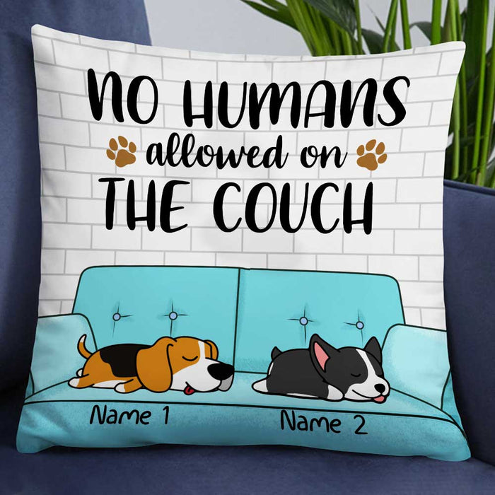Personalized Dog Couch No Human Pillow NB242 81O34 1