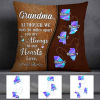 Personalized Mom Grandma Grandchildren Long Distance Pillow NB247 30O57 thumb 1