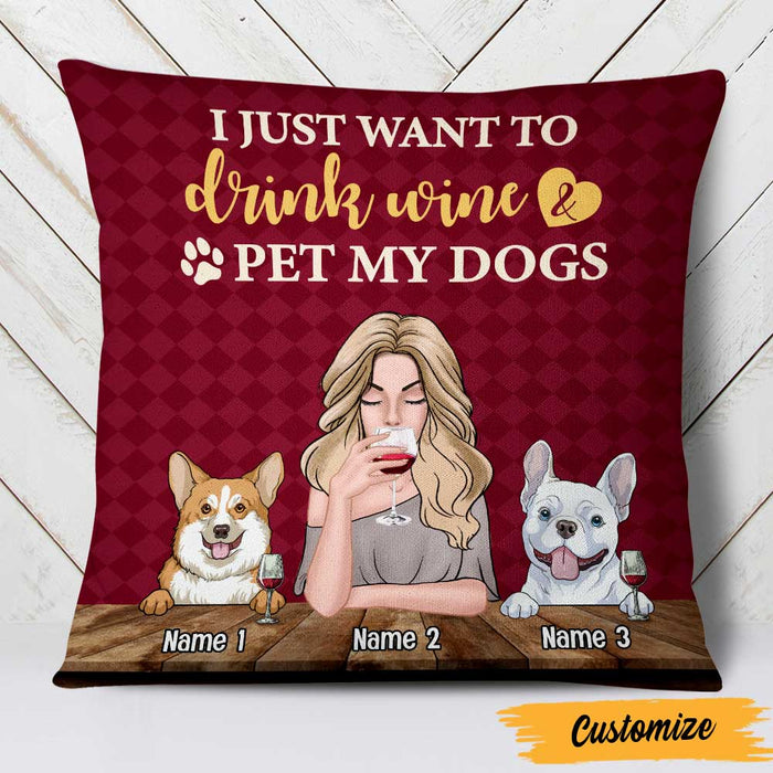 Personalized Dog Mom Pillow NB242 95O47 1