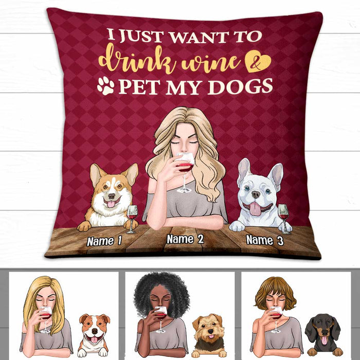 Personalized Dog Mom Pillow NB242 95O47 1