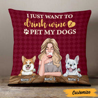 Personalized Dog Mom Pillow NB242 95O47 thumb 1