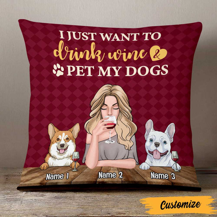 Personalized Dog Mom Pillow NB242 95O47 1