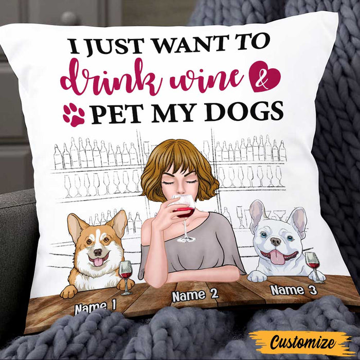 Personalized Dog Mom Pillow NB242 95O47 1