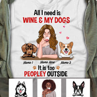 Personalized Dog Mom Need T Shirt NB232 81O34 thumb 1