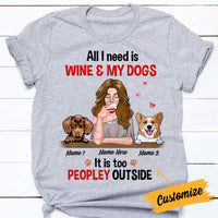 Personalized Dog Mom Need T Shirt NB232 81O34 thumb 1