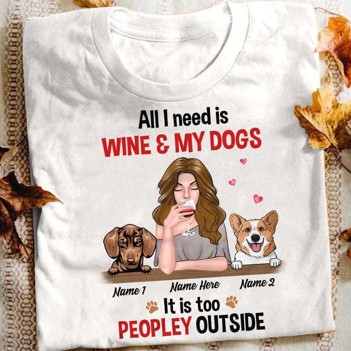 Personalized Dog Mom Need T Shirt NB232 81O34 1