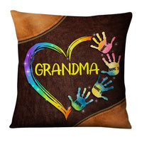 Personalized Mom Grandma Grandchildren Pillow NB248 30O36 thumb 1