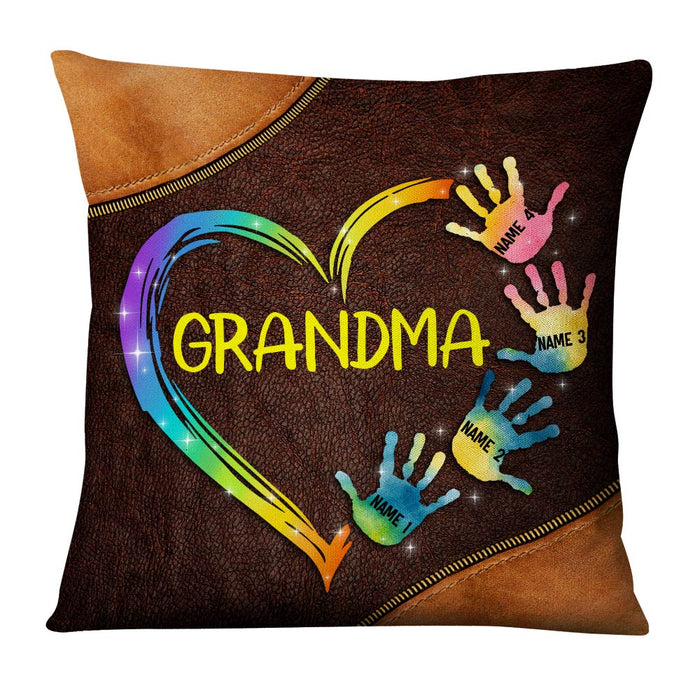 Personalized Mom Grandma Grandchildren Pillow NB248 30O36 1