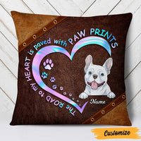 Personalized Dog Road To Heart Pillow NB249 30O47 thumb 1